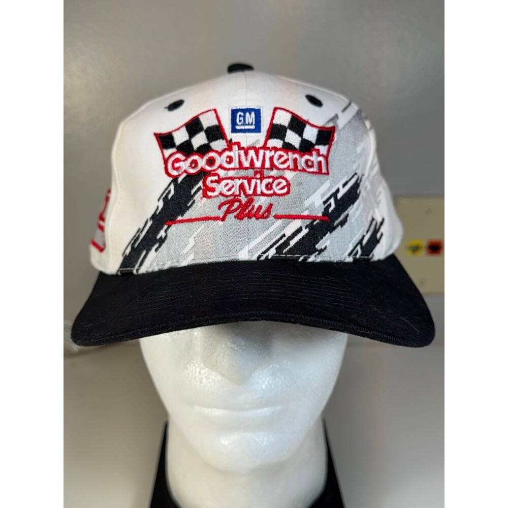 Vintage GM Goodwrench Service Plus Dale Earnhardt Sr. Splash SnapBack Hat #3